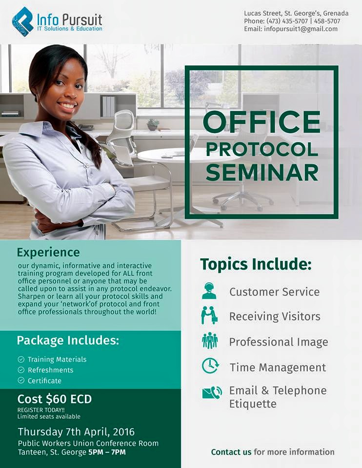 Info Pursuit | Office Protocol Seminar